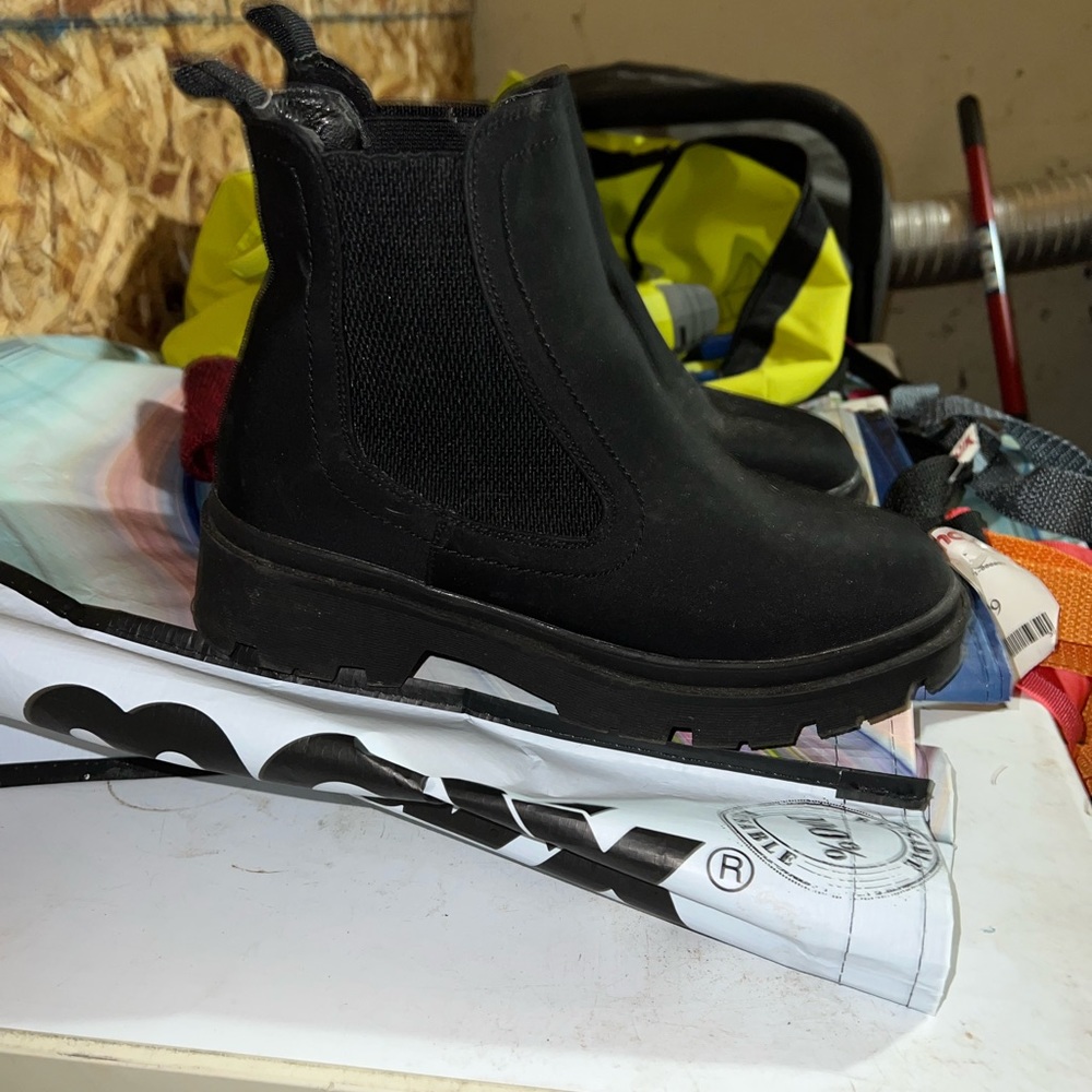 black boots